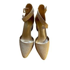 Gold Sparkle High Heels